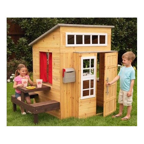 kidkraft modern outdoor playhouse